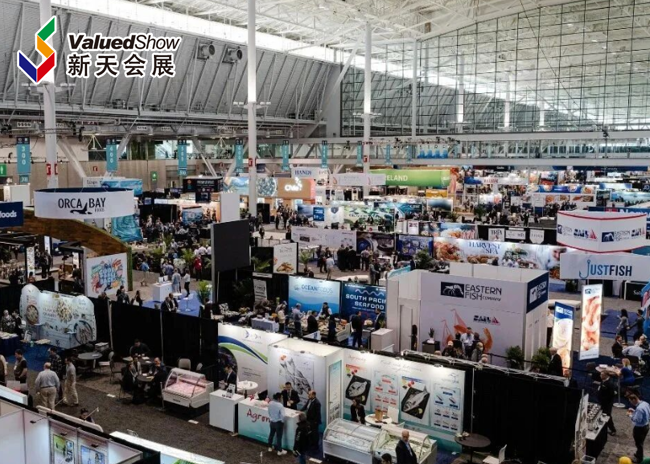 北美海鲜展 新天会展拍摄