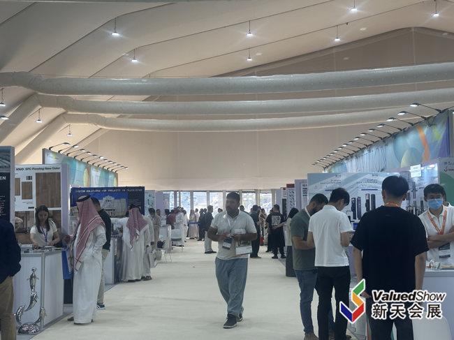 沙特建材展 新天国际会展拍摄