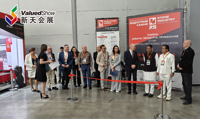 2025年俄罗斯国际石材展现场 新天会展拍摄