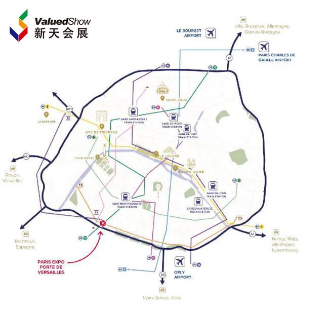 2025年法国自行车展PRODAYS展会交通攻略！