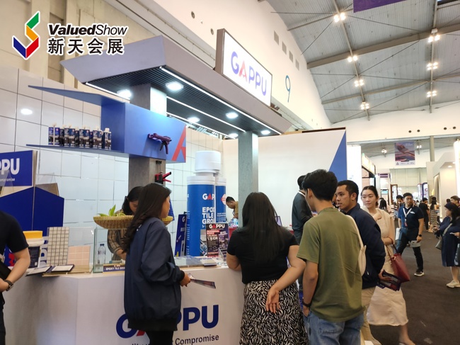 2024年印尼建材展现场 新天会展拍摄