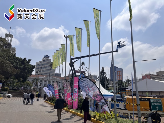 肯尼亚建材展现场 新天会展设计