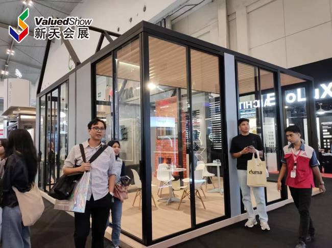 2025年印尼建材展门窗产品 新天会展拍摄