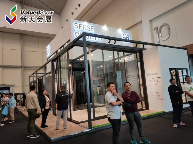 2025年印尼建材展门窗产品 新天会展拍摄