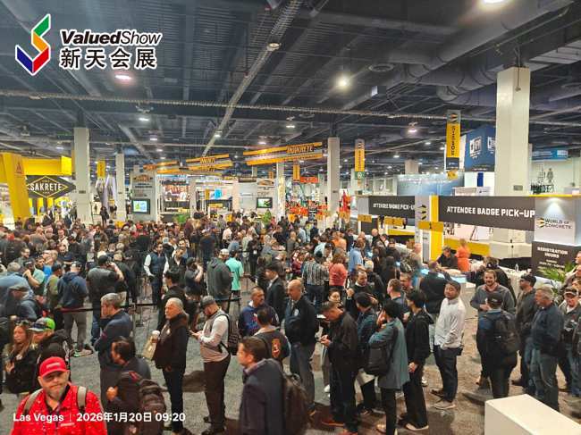 美国拉斯维加斯混凝土世界博览会 新天会展拍摄