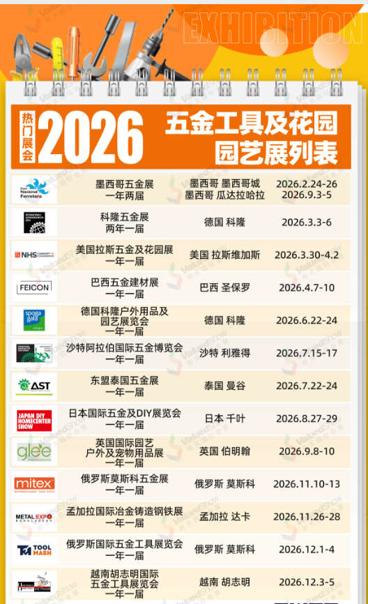 2026年新天会展五金工具展