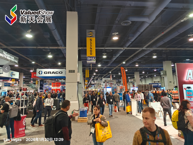 美国拉斯维加斯混凝土世界博览会 新天会展拍摄