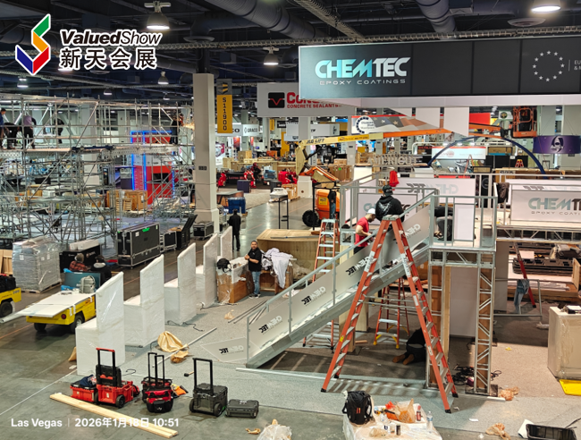 美国拉斯维加斯混凝土世界博览会 新天会展拍摄