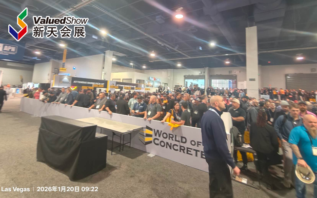 美国拉斯维加斯混凝土世界博览会 新天会展拍摄