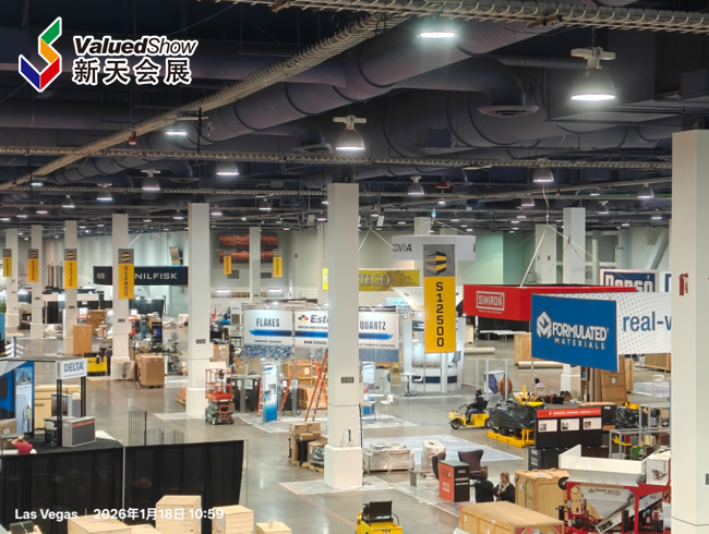 美国拉斯维加斯混凝土世界博览会 新天会展拍摄