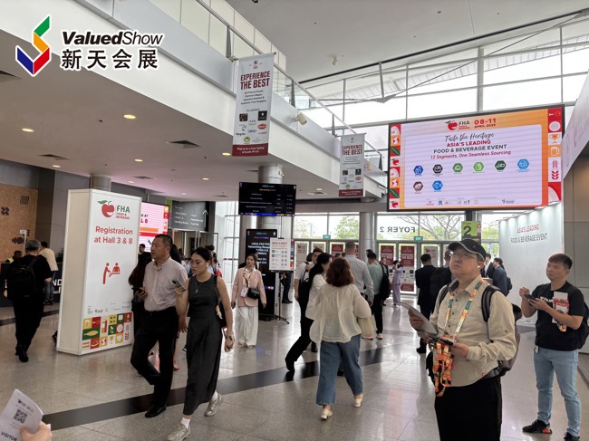 新加坡食品与酒店展现场 新天会展拍摄