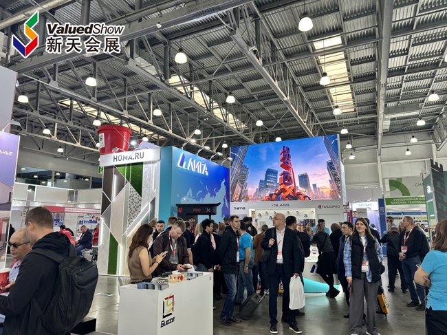 俄罗斯莫斯科建材展 新天会展拍摄