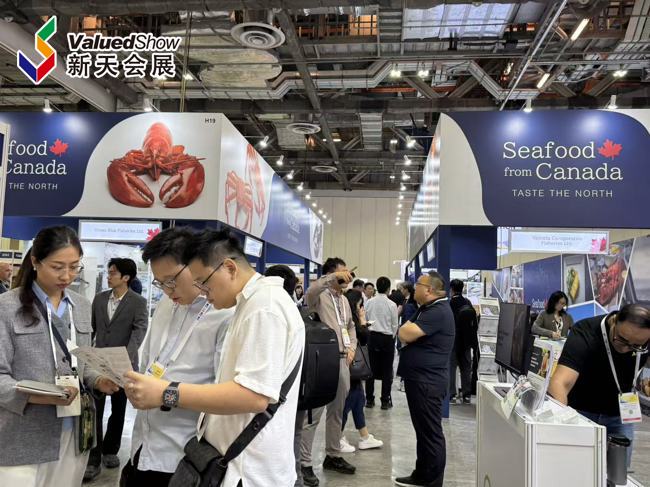 亚洲海鲜展现场 新天会展拍摄